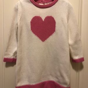 heart sweater dress